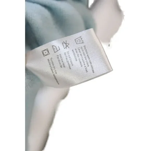 Chaser Womens Pullover Hoodie Light Blue Drawstring Ski Graphic Size S - Picture 6 of 6